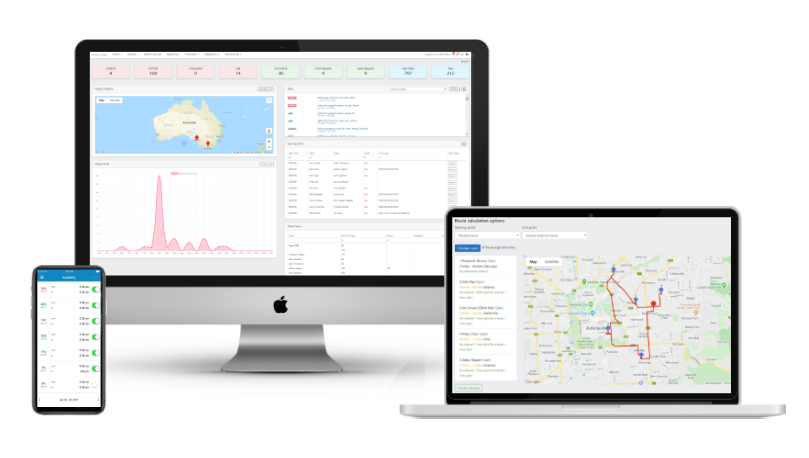 screenshot of Visual Care